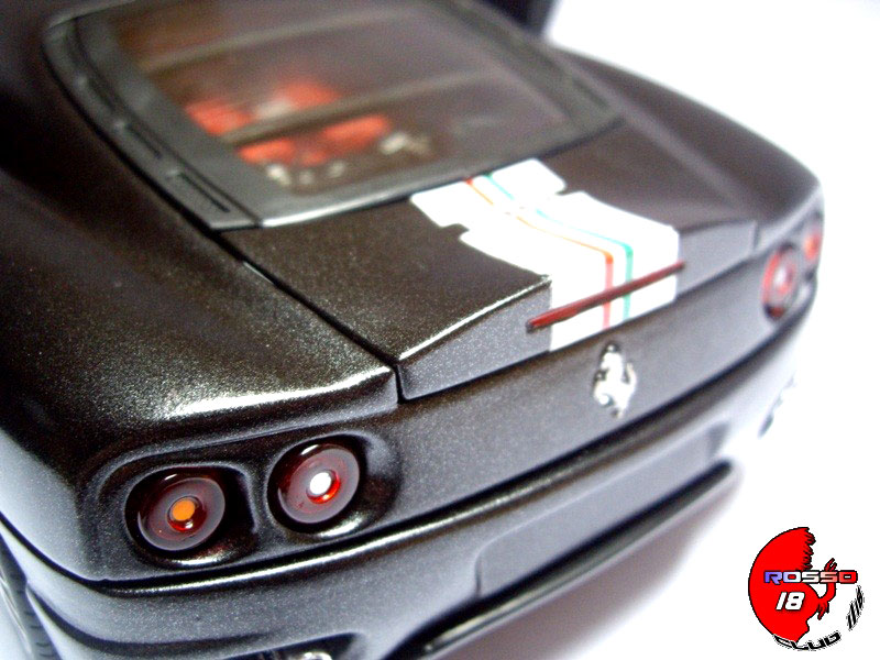 Ferrari 360 Modena coupe cs zwart 1/18 Hot Wheels
